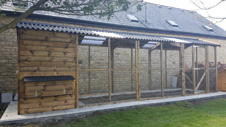 Bespoke Charnwood Chicken House with 18’ covered run