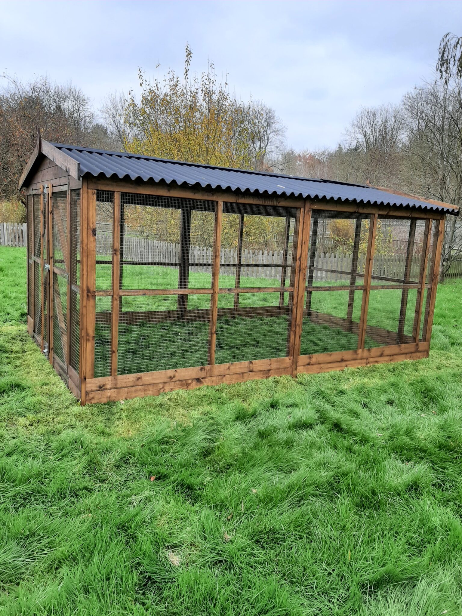 Bespoke 14’ x 9’ Covered Chicken Run