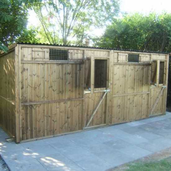 Heavy Duty Pony Stables - Smiths Sectional Buildings