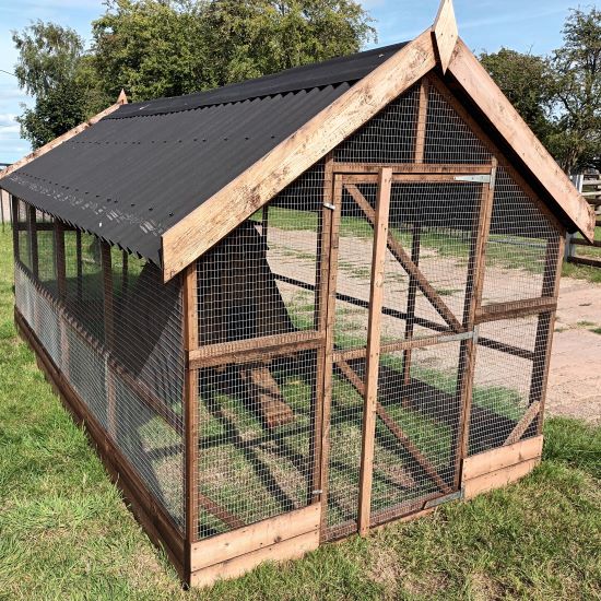 Freestanding Chicken Runs - Smiths Sectional Buildings
